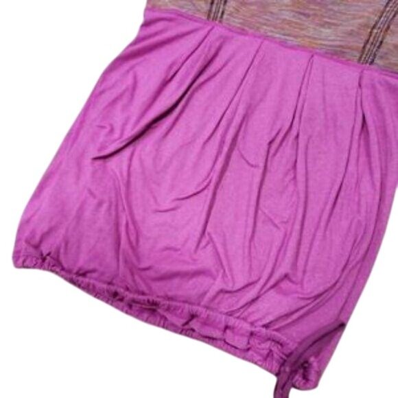 Lululemon Athletica Racerback Tank Top Size 6 Purple & Beige activewear top - Picture 3 of 7